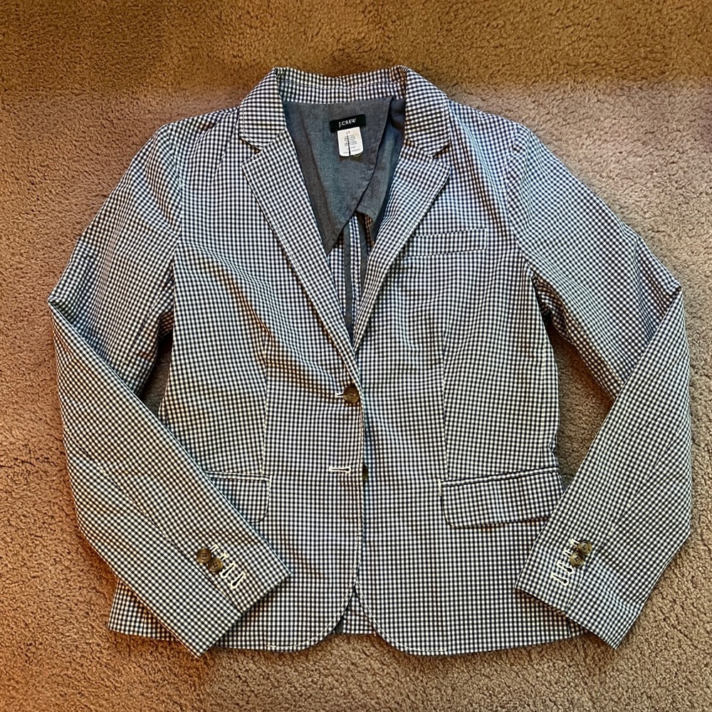 J.Crew Gingham Blazer